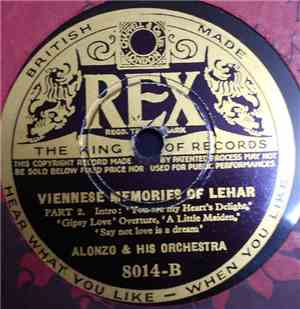 Alonzo & His Orchestra - Viennese Memories Of Lehar