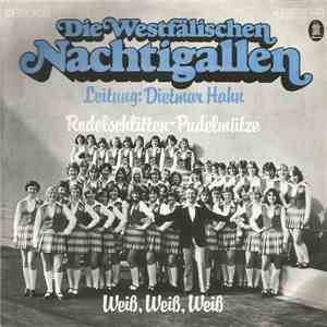 Die Westfälischen Nachtigallen - Rodelschlitten-Pudelmütze / Weiß, Weiß, We ...