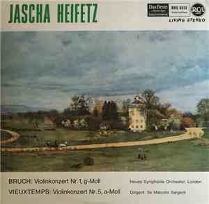 Jascha Heifetz, Neues Symphonie-Orchester, London, Max Bruch, Henri Vieuxte ...