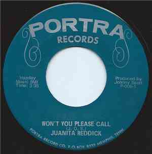 Juanita Reddick - Won't You Please Call/Would It Be Wrong To Love You