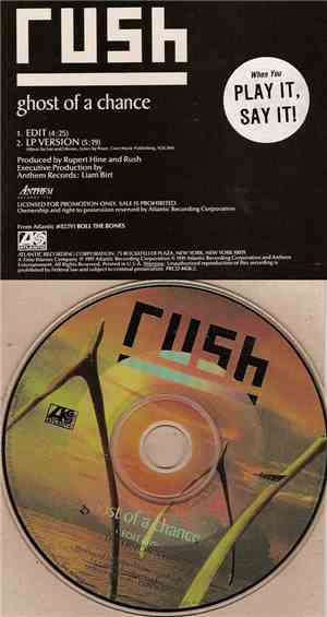 Rush - Ghost Of A Chance