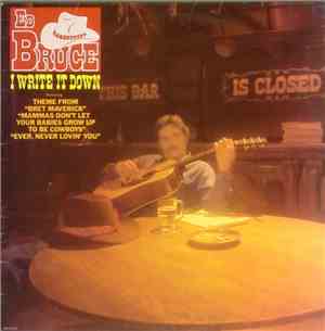 Ed Bruce - I Write It Down