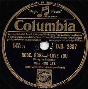 Miss Hue Lee - Rose, Rose, I Love You / An Autumn Melody