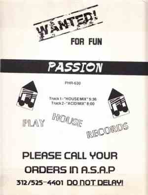 Wanted! For Fun - Passion