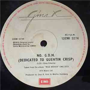 Gina X - No G.D.M. (Dedicated To Quentin Crisp)