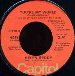 Helen Reddy - You're My World