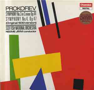 Prokofiev / Scottish National Orchestra, Neeme Järvi - Symphony No.3 In C M ...