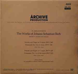 Johann Sebastian Bach - Helmut Walcha - Toccata And Fugue In D Minor, BWV 5 ...