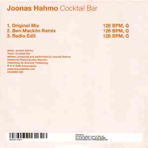 Joonas Hahmo - Cocktail Bar