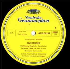 Rossini : Berliner Philharmoniker - Herbert Von Karajan - Ouvertüren