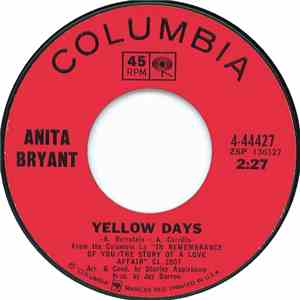 Anita Bryant - Yellow Days / Something In Your Smile