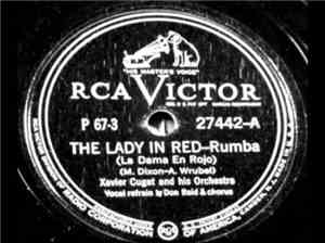 Xavier Cugat And His Orchestra - The Lady In Red / Estrellita