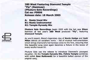 280 West Featuring Diamond Temple - Fly (Remixes)