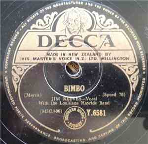 Jim Reeves With Louisiana Hayride Band - Bimbo / Gipsy Heart