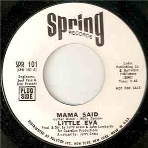 Little Eva - Mama Said / Something About You Boy