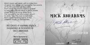 Mick Abrahams - Can’t Stop Now