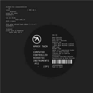 Aphex Twin - Computer Controlled Acoustic Instruments Pt2 (EP)