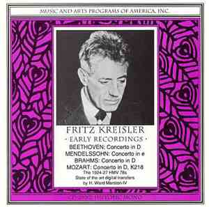 Fritz Kreisler - Early Recordings Of Fritz Kreisler / The 1924-27 HMV 78s