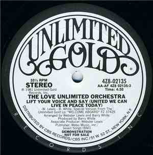 The Love Unlimited Orchestra - Lift Your Voice And Say (United We Can Live  ...