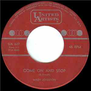 Marv Johnson - Come On And Stop