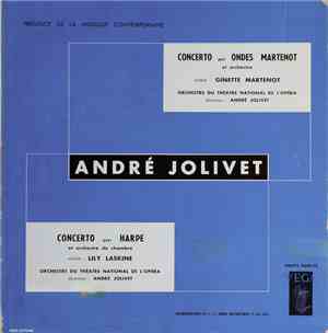 André Jolivet / Lily Laskine / Ginette Martenot - Concerto Pour Ondes Marte ...