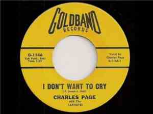 Charles Page with the Farnotes - Lesson In Love / I Don't Want To Cry