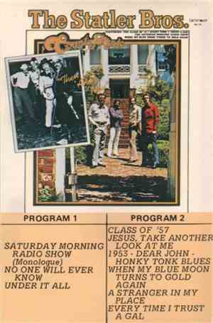 The Statler Brothers - Country Music Then And Now