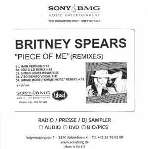 Britney Spears - Piece Of Me (Remixes)