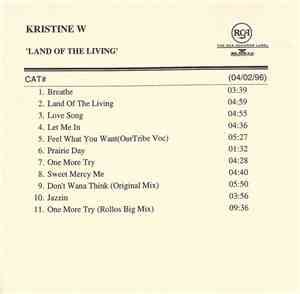 Kristine W - Land Of The Living