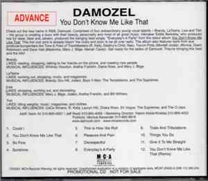 Damozel - You Don't Know Me Like That