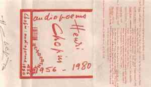 Henri Chopin - Audiopoems 1956-1980
