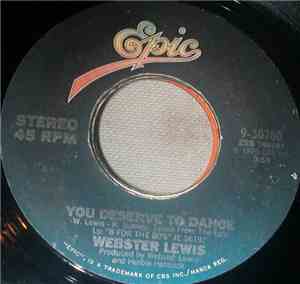 Webster Lewis - You Deserve To Dance