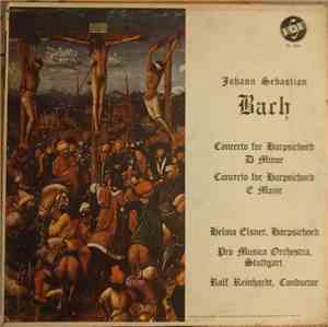 Bach, Helma Elsner, Pro Musica Orchestra, Stuttgart, Rolf Reinhardt - Harps ...
