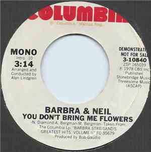 Barbra & Neil - You Don't Bring Me Flowers