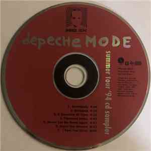 Depeche Mode - Summer Tour '94 CD Sampler
