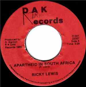 Ricky Lewis  - Apartheid In South Africa