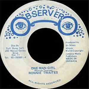 Ronnie Twaites - One Man Girl