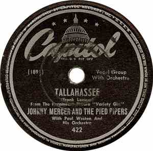 Johnny Mercer And The Pied Pipers With Paul Weston And His Orchestra - Tall ...