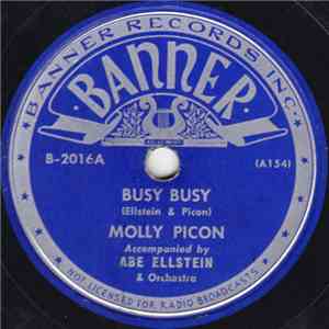 Molly Picon Accompanied By Abe Ellstein & Orchestra - Busy Busy
