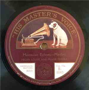 Helen Louise And Frank Ferera, Hawaiian Trio - Hawaiian Echoes / Alabama Mo ...