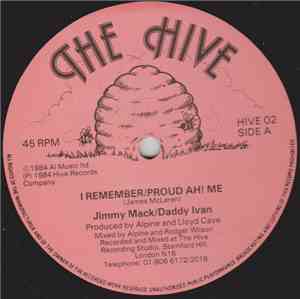 Jimmy Mack , Daddy Ivan - I Remember / Proud Ah! Me
