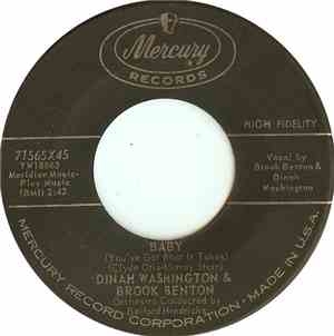 Dinah Washington & Brook Benton - Baby (You've Got What It Takes) / I Do