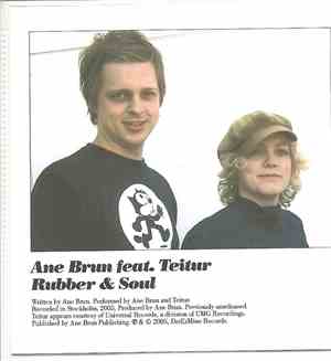 Ane Brun Feat. Teitur - Rubber & Soul