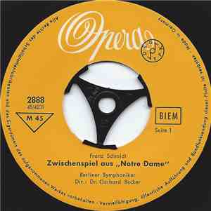 Franz Schmidt / Ermanno Wolf-Ferrari - Zwischenspiel Aus 