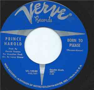 Prince Harold - Born To Please / Why'd You Go Away