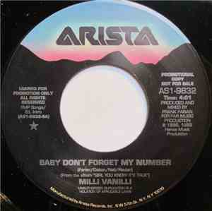Milli Vanilli - Baby Don't Forget My Number