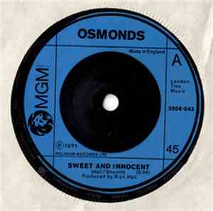 Osmonds - Sweet And Innocent