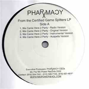 Pharmacy  - From The Certified Game Spitters LP