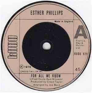 Esther Phillips - For All We Know / Fever