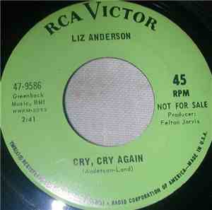 Liz Anderson - Cry, Cry Again